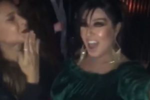 بالفيديو .. رقصة فيفي عبده مع نيللى كريم فى عيد ميلادها