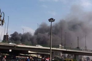 أول فيديو لحريق محطة مصر ومصرع 24شخص